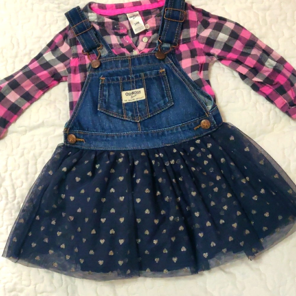 Overall dress with bodysuits